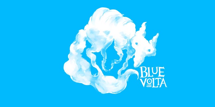 Cloud Fox Blue Volta Wallpaper